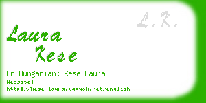 laura kese business card